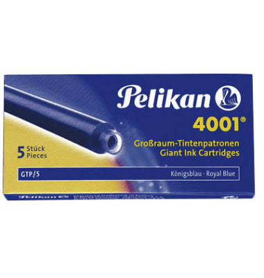 Füllerpatronen Farbe 20 Pelikan Großraum Tintenpatronen 4001® königsblau 
