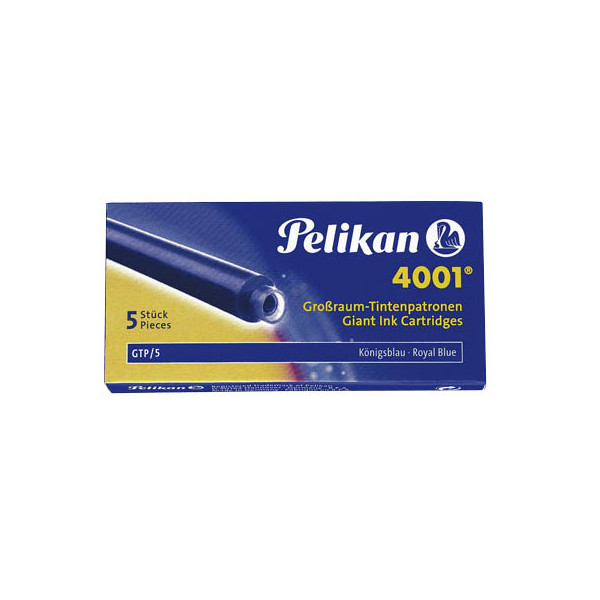 4012700310743 - Füllerpatronen 4001GTP 5 310748 königsblau Großraumpatrone 4012700310743 310748 5 Stück