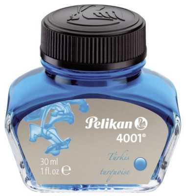 Füllertinte 4001 turkis 30ml Glas