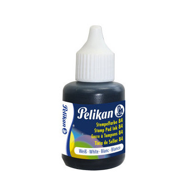 Stempelfarbe Typ 84 351502 ohne Öl 30ml Flasche weiß