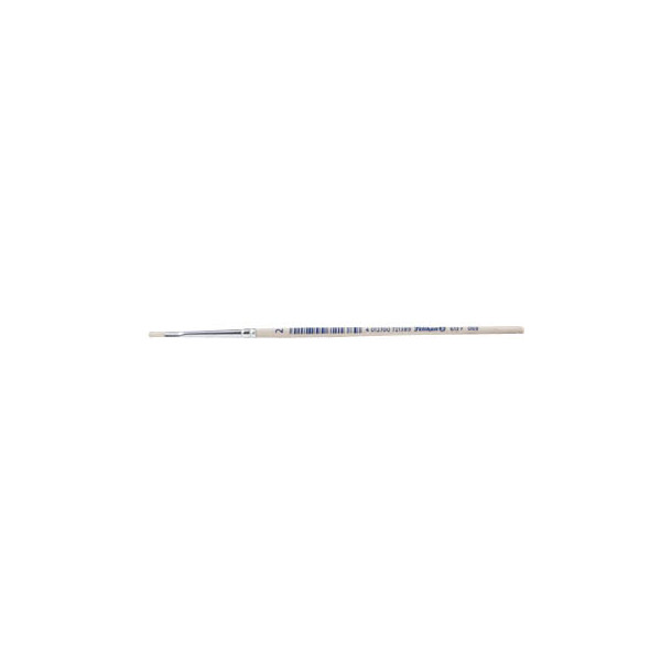 12 Stück Pelikan Pinsel Sorte 613F, 721 381, Größe 02, flache Spitze 4012700721389 Pelikan