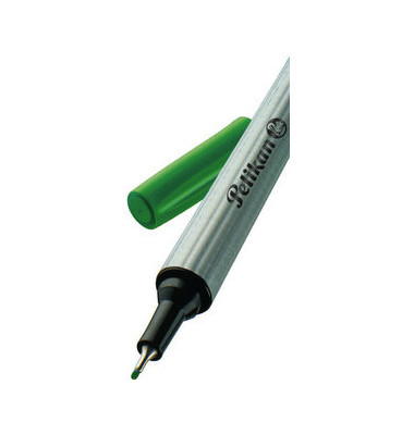 Fineliner 96, 943191, silber (Schreibfarbe: gr&uuml;n), 0,4mm