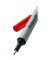 Fineliner 96, 943233, silber (Schreibfarbe: rot), 0,4mm