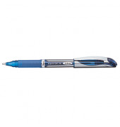 Gelschreiber EnerGel, BL60-CO, blau/silber (Schreibfarbe: blau), 0,5mm, mit Kappe, nachf&uuml;llbar