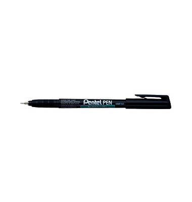 Permanentmarker GreenLabel NMF50 schwarz 0,6mm Rundspitze