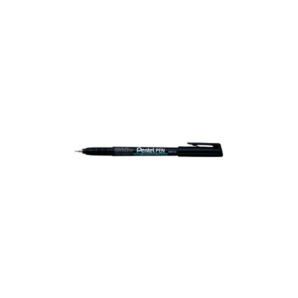 3474370350015 - Permanentmarker GreenLabel NMF50 schwarz 06mm Rundspitze 3474370350015 Pentel