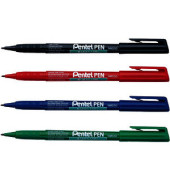 Permanentmarker green Label NMS50-AO, NMS50-A, schwarz, 1mm Rundspitze