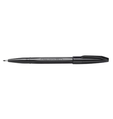 Faserschreiber Sign Pen mit Kappe 0,8mm schwarz Faserschreiber Sign Pen mit Kappe 0,8mm schwarz