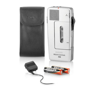 Diktiergerät PocketMemo 488 analog silber Diktiergerät PocketMemo 488 analog silber