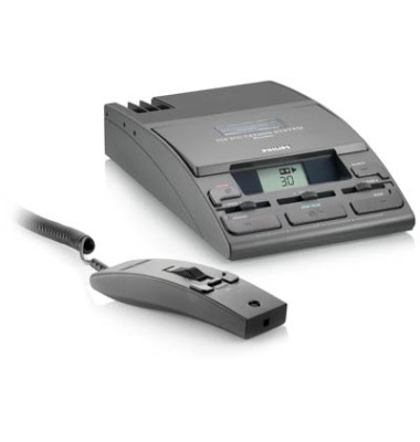 LFH 725D Diktier-/Wiedergabegerät für Minikassetten analog schwarz