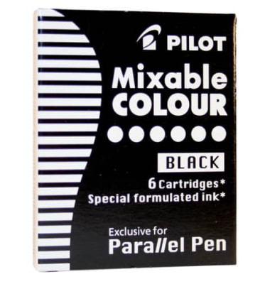 Füllerpatronen Parallel Pen IC-P3-S6-B 1108-001 schwarz 6 Stück