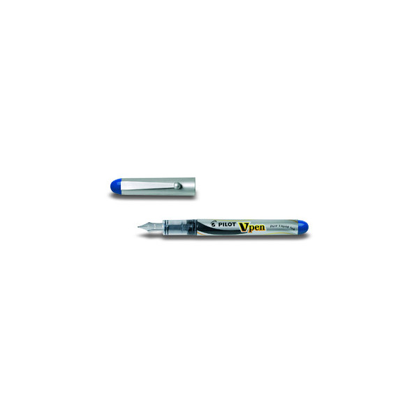 4902505281648 - Füllfederhalter V-Pen silver M 05mm blau V-Pen silver M 05mm blau