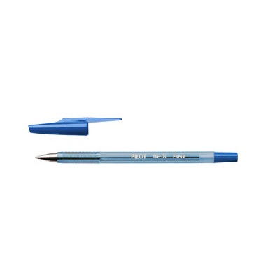 Kugelschreiber BP-S blau 0,3 mm mit Kappe