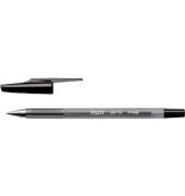 Kugelschreiber BP-S schwarz 0,3 mm mit Kappe