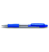 Kugelschreiber Super Grip BPGP-10R-M blau/transparent 0,4 mm