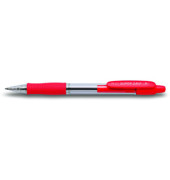 Kugelschreiber Super Grip BPGP-10R-M rot/transparent 0,4 mm