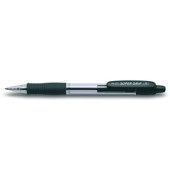 Kugelschreiber SUPER GRIP BPGP-10R-M-B, schwarz, 0,4mm, nachf&uuml;llbar