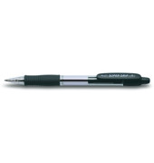 Kugelschreiber Super Grip BPGP-10R-M schwarz/transparent 0,4 mm