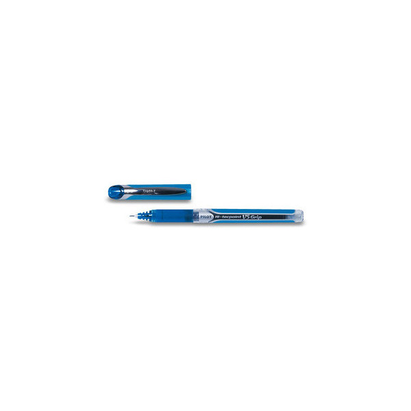 12 Stück Pilot Tintenroller Hi-Tecpoint V5 Grip BXGPN-V5 blau/transparent 0,3 mm mit Kappe 4902505279713 Pilot