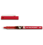 Tintenroller HI-Tecpoint-V5 transparent/rot 0,25 mm 