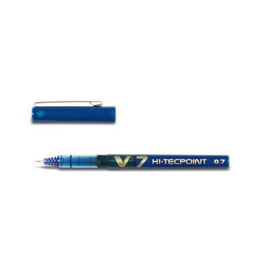 Tintenroller Hi-Tecpoint V7 blau 0,35 mm mit Kappe