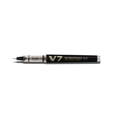 Tintenroller Hi-Tecpoint V7 BXC-V7 schwarz 0,4 mm mit Kappe