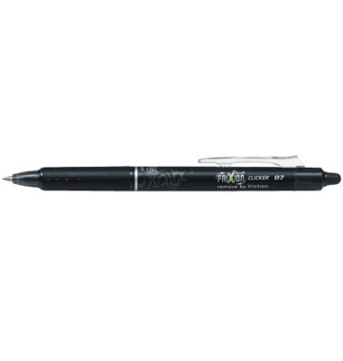 Tintenroller Frixion Ball Clicker BLRT-FR7 schwarz 0,4 mm 