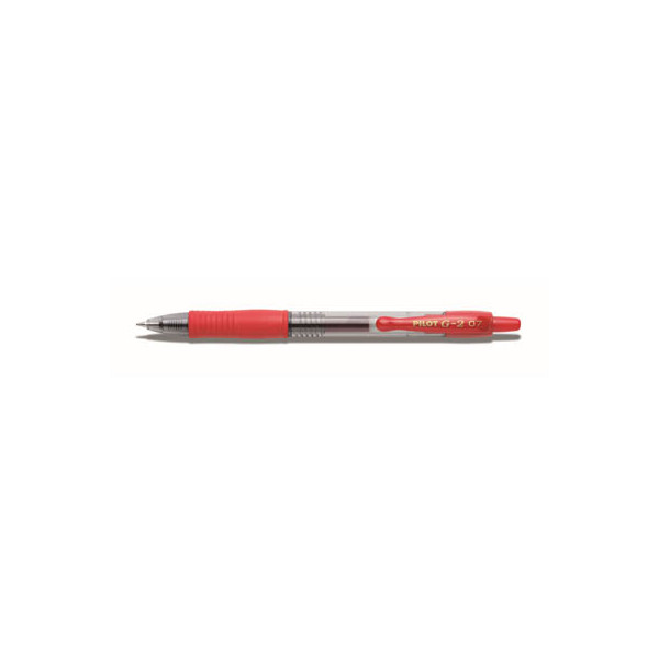 4902505163173 - PILOT G2 Gelschreiber rot transparent 04 mm Schreibfarbe rot 1 St