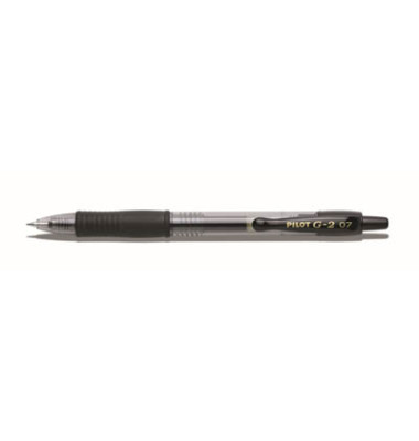Gelschreiber G-2 BL-G2-07 schwarz 0,4 mm mit Druckmechanik