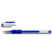 Gelschreiber G1-10 Grip Klassik, 2619003, transparent blau (Schreibfarbe: blau/transparent), 0,6mm, nachf&uuml;llbar
