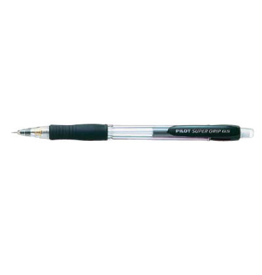 Druckbleistift SUPER GRIP, H-185-SL-B 3011001, schwarz/transparent, 0,5mm, HB Druckbleistift SUPER GRIP, H-185-SL-B 3011001, schwarz/transparent, 0,5mm, HB