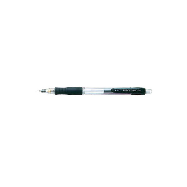 4902505154287 - Druckbleistift SUPER GRIP H-185-SL-B 3011001 Härte HB 05mm schwarz transparent mit Radiergummi 4902505154287 Pilot