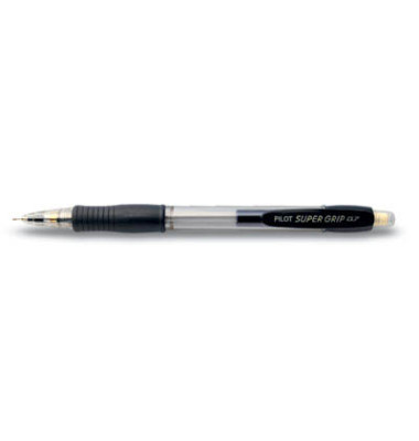 Druckbleistift SUPER GRIP, HL-187-SL-B 3012001, schwarz/transparent, 0,7mm, HB