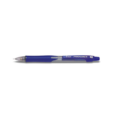 Druckbleistift Progrex BEGREEN, 3072703, H&auml;rte HB, 0,7mm, blau/transparent, mit Radiergummi