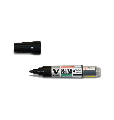 Permanentmarker V SUPER COLOR BEGREEN, 4034701, schwarz, 0,9mm Rundspitze
