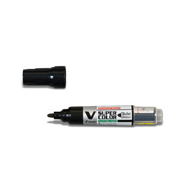 Permanentmarker V Super Color SCA-VSC-M-BG schwarz 0,9mm Rundspitze