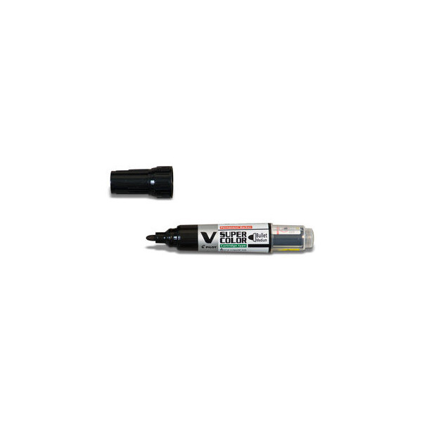 10 Stück Pilot Permanentmarker V Super Color SCA-VSC-M-BG schwarz 0,9mm Rundspitze 4902505356988 Pilot