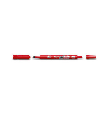 Permanentmarker TwinMarker SCA-TM-BG rot 0,3mm und 0,5mm Rundspitze