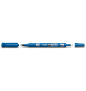 Permanentmarker TwinMarker SCA-TM-BG blau 0,3mm und 0,5mm Rundspitze