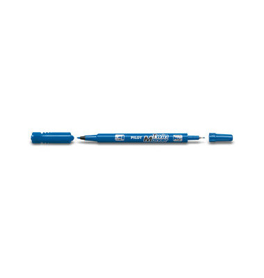 Permanentmarker Twin-Marker BeGreen, 4045703, blau, 0,3mm+0,5mm Rundspitze