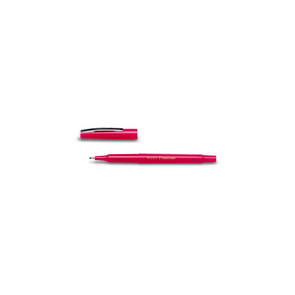 12 Stück Pilot Fineliner SW-PPF rot  0,4 mm mit Kappe 4902505085956 Pilot