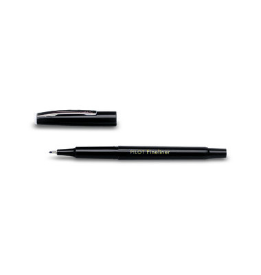 Fineliner SW-PPF schwarz 0,4 mm mit Kappe