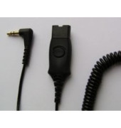 Anschlusskabel f. H-Headsets QD auf 3,5mm Klinke m.Rufan.
