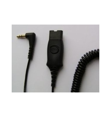 Anschlusskabel f. H-Headsets QD auf 3,5mm Klinke m.Rufan.