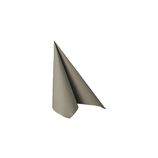 Papstar 50 Servietten ROYAL Collection 1/4-Falz 40 cm x 40 cm grau 40x40cm 1-lagig 4002911108222 Papstar 50 Stück