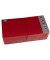 Servietten 12483, rot / Uni, 3-lagig, 33x33cm