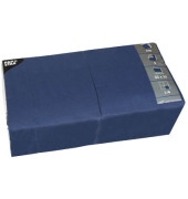 Servietten 12487, dunkelblau, 3-lagig, 33x33cm (BxL)