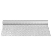 Tischdecke Damast 12542, wei&szlig; / Uni, 100cm x 150m