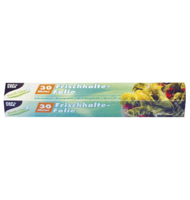 Frischhaltefolie LDPE 11my transparent 29cm x 30m Frischhaltefolie LDPE 11my transparent 29cm x 30m