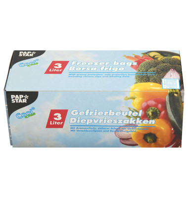 Gefrierbeutel LLDPE-Folie 3L/35My 32 x 25cm 75 Stück Gefrierbeutel LLDPE-Folie 3L/35My 32 x 25cm 75 Stück